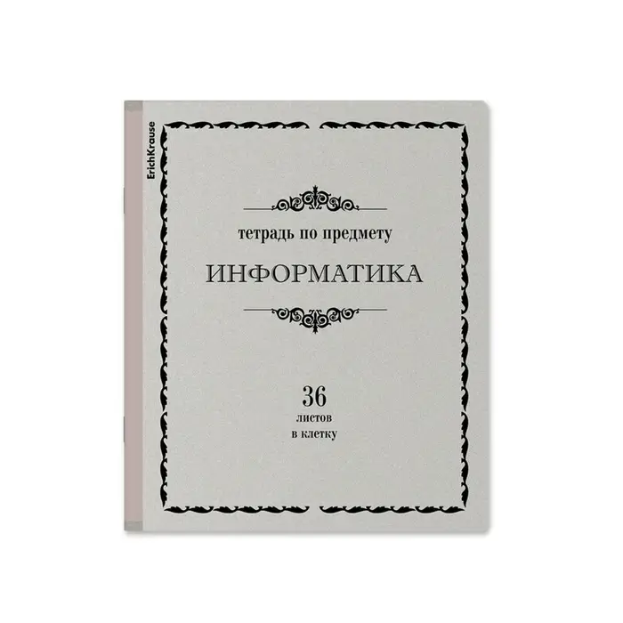 Тетрадь предметная Информатика, 36 листов в клетку, ErichKrause