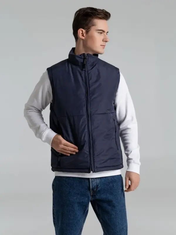 Жилет светоотражающий Lattvind темно-синий, размер XS Жилет светоотражающий Lattvind темно-синий, размер XS