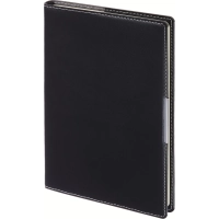 Ежедневник недатированный черный А5  METROPOL  3-491/03
