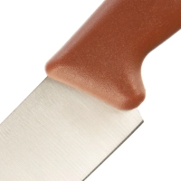 Нож универсальный  лез 200 мм  толщ 2 мм  3Cr13  корич пластиковая ручка