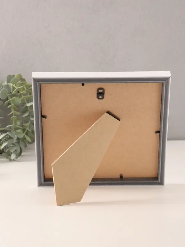 Фоторамка для фото 20&times;20 см &laquo;МИРАМ&raquo;, пластик, белый, (пластиковый экран)