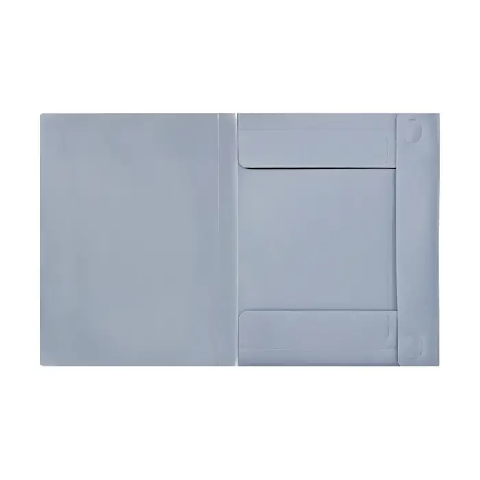 Папка-короб на резинке А4, 500 мкм, Calligrata, корешок 25 мм, до 230 листов, тиснение &laquo;песок&raquo;, серая