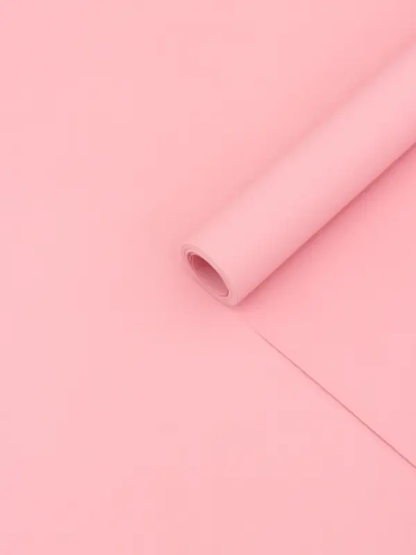 Бумага упаковочная крафт, двусторонняя, розовый 0,68 х 10&plusmn;5% м