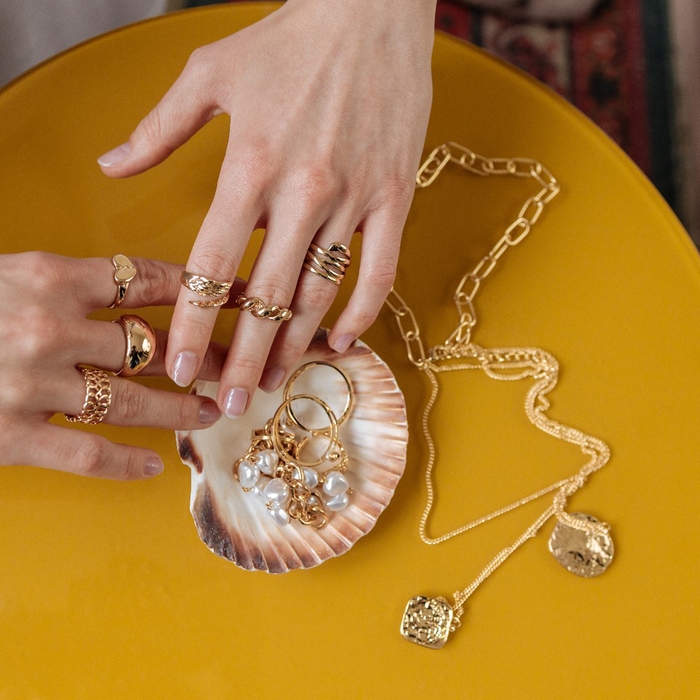 Кулон «Цепь» мятые круги, цвет золото, 60 см Кулон «Цепь» мятые круги, цвет золото, 60 см