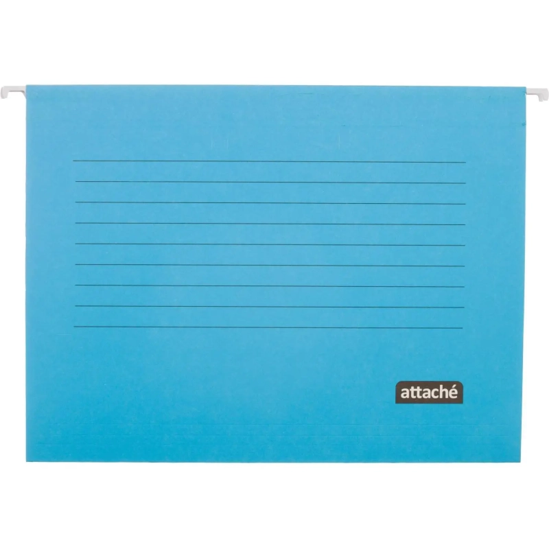 Папка подвесная&nbsp; Attache, А4, картон, синий, до 200л., 5шт/уп