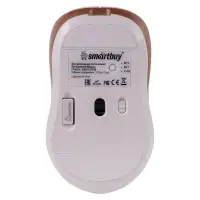 Мышь беспроводная Smartbuy X57 Dual, BT+USB с зарядкой, 4 кнопки, 2000 dpi, 300 мАч, бежевая