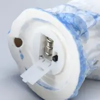 Сувенир керамика свет "Ракушка" бело-синий 7,5х8,5х13,5 см