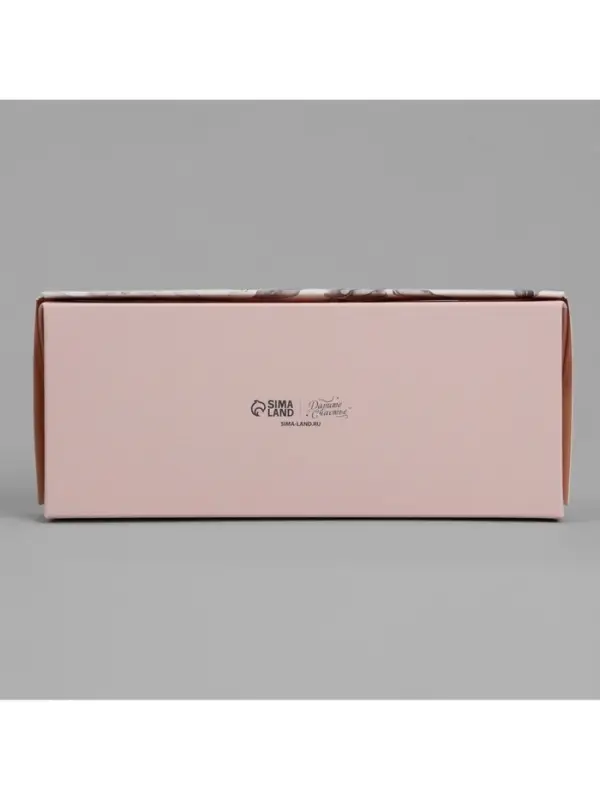 Кондитерская упаковка, коробка с ламинацией &laquo;Графика&raquo;, 17&times;7&times;4 см