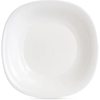 Тарелка суповая КАРИН БЕЛЫЙ 21см 24шт/уп (N6802/L5406)
