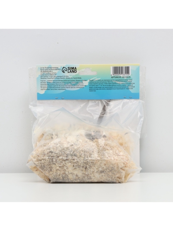 Георгина Бахромчатая SAKURA FUBUKI, клубелуковица в упаковке, р-р I, 1 шт.