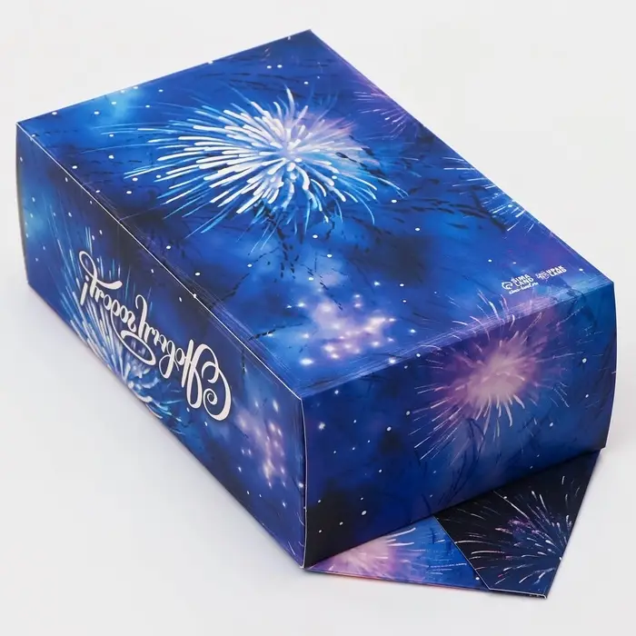 Подарочная коробка - конфета новогодняя складная «Чудеса», 14×22×8 см