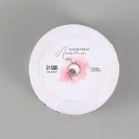 Лента атласная &laquo;С 8 Марта&raquo;, 2.5 см &times; 22.5 (&plusmn; 1) м, разноцветная