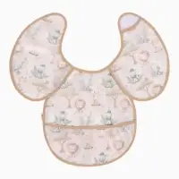 Нагрудник для кормления непромокаемый с карманом &laquo;Саванна&raquo;, M&B