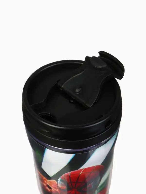 Термостакан детский со вставкой «Человек паук с котиком», 250 мл Термостакан детский со вставкой «Человек паук с котиком», 250 мл