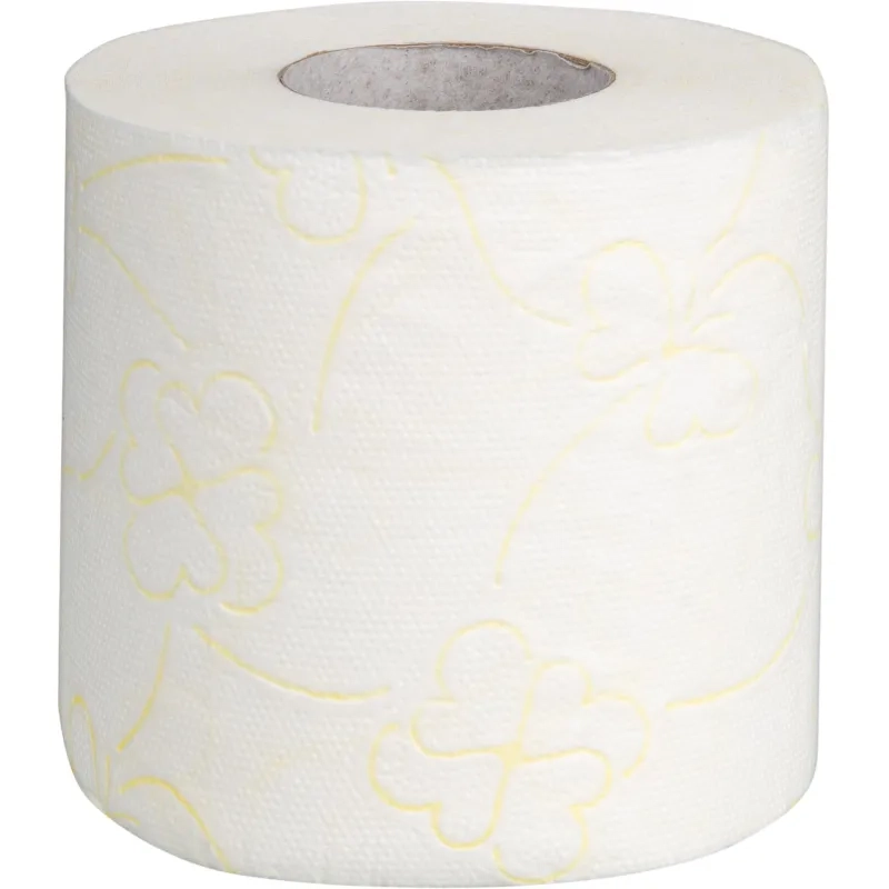 Бумага туалетная Luscan Comfort 2сл бел с жел тисн ромаш 100%цел 21,9м4р/уп