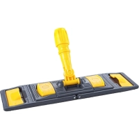 Держатель МОПа универс. пластик 40х11см т.серый/желтый NPK195