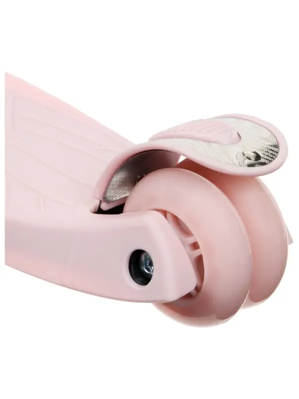 Самокат GRAFFITI Baby, колёса световые PU 120/70 мм, ABEC 7, розовый