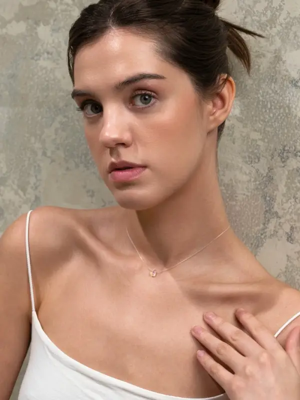 Кулон на леске &laquo;Счастье ждёт тебя&raquo;, капля, радужный, 35 см