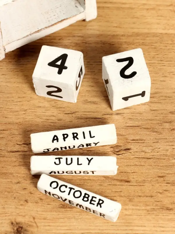 Календарь настольный «Ракушка», 10×7×5.4 см, дерево, белый