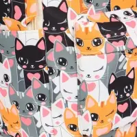 Рюкзак школьный &laquo;Котики&raquo;, с пеналом, 29&times;12&times;41 см, разноцветный