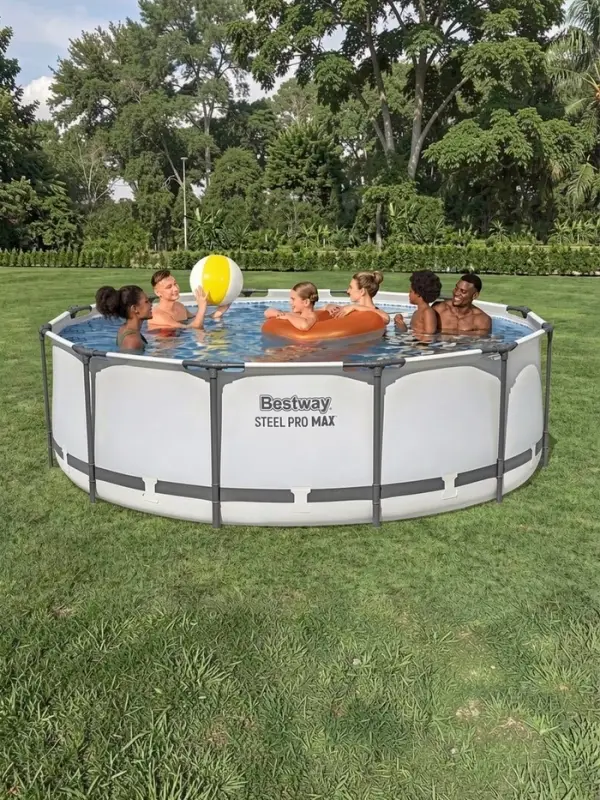Бассейн каркасный Steel Pro MAX, 366&times;100 см, фильтр-насос, круглый, 56260 Bestway