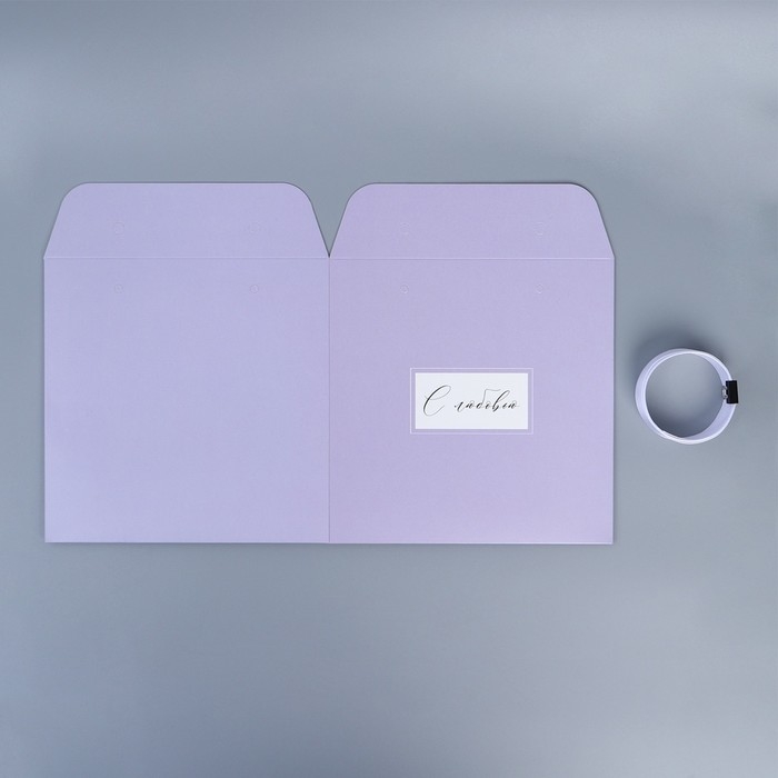 Коробка с лентами «С любовью», 19 × 19 × 19 см Коробка с лентами «С любовью», 19 × 19 × 19 см