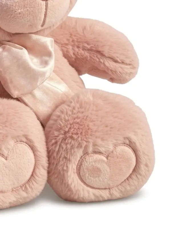 Мягкая игрушка "Медведь Ляля, с бантом", цвет пудровый, 25 см МЛяля/25/131-3