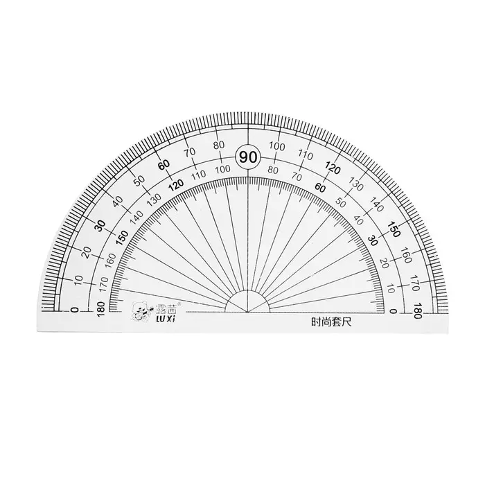 Транспортир 180 градусов «Зверушка», прозрачный, в пакете Транспортир 180 градусов «Зверушка», прозрачный, в пакете