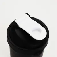 Шейкер спортивный &laquo;Будь смелым&raquo;, чёрный, с чашей под протеин, 500 мл