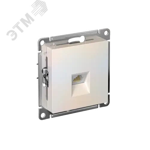 Розетка ATLASDESIGN компьютерная RJ45 механизм жемчуг