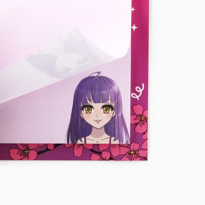 Блок для записей на магните, 30 л. &laquo;Аниме&raquo;