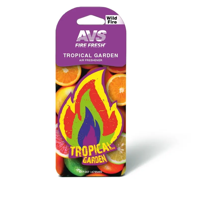 Ароматизатор AVS AFP-007 Fire Fresh (аром. Tropical garden/Тропический сад) (бумажные)