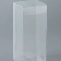 Складная прозрачная коробка из PVC, для упаковки подарков, 5&times;5&times;12 см