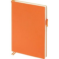 Ежедневник недатированный А5 GRAND оранжевый, 128л 3-774/09