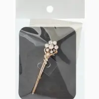 Брошь &laquo;Факел&raquo; жемчужный, цвет белый в золоте