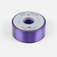 Лента атласная TEIRA, двухсторонняя, 38 мм, 25&plusmn;1 м, фиолетовая №0470