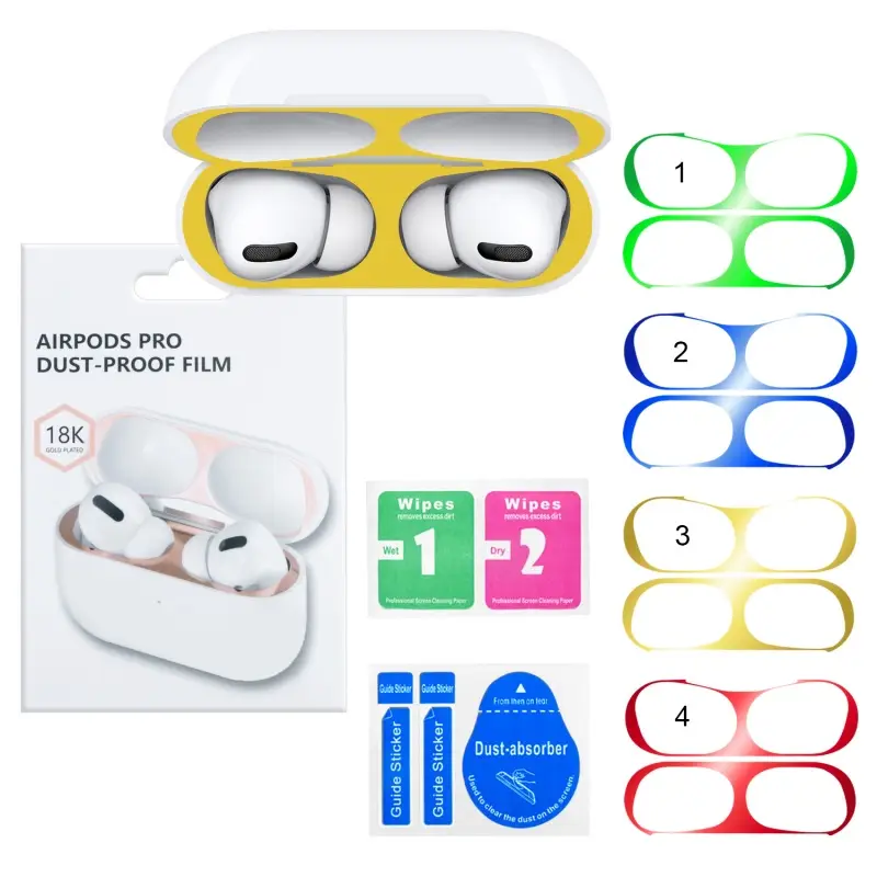 Наклейки вовнутрь наушников для AirPods 3