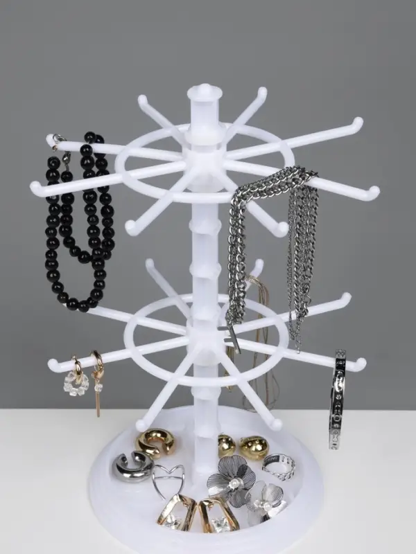 Подставка для украшений &laquo;QF. Карусель&raquo;, универсальная, 16&times;16&times;28 см, белая