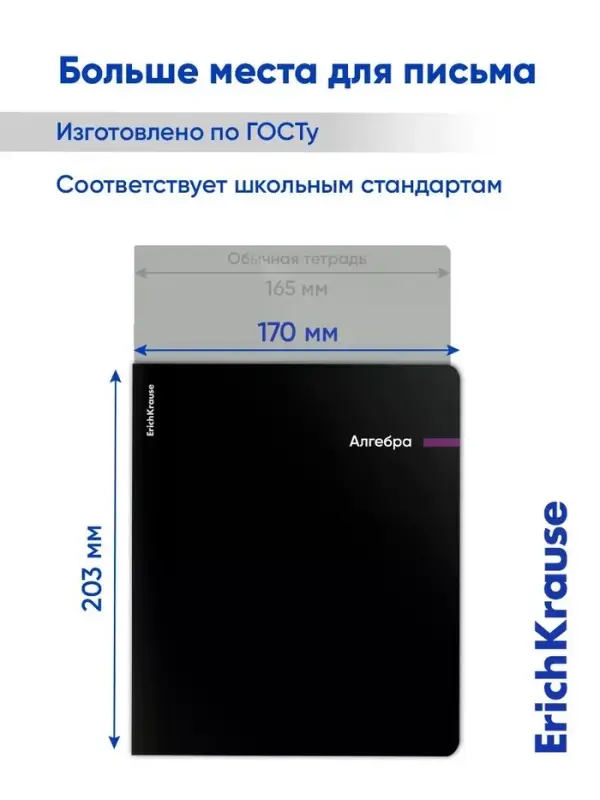 Набор предметных тетрадей ErichKrause Spectrum, 12 предметов, 48 листов, обложка из мелованного картона