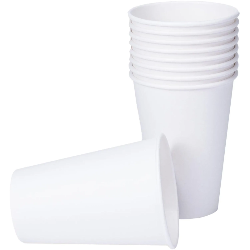 Стакан одноразовый бум белый d=70мм, HB70-210 ВЕНДИНГ 200мл, 2700шт/кор