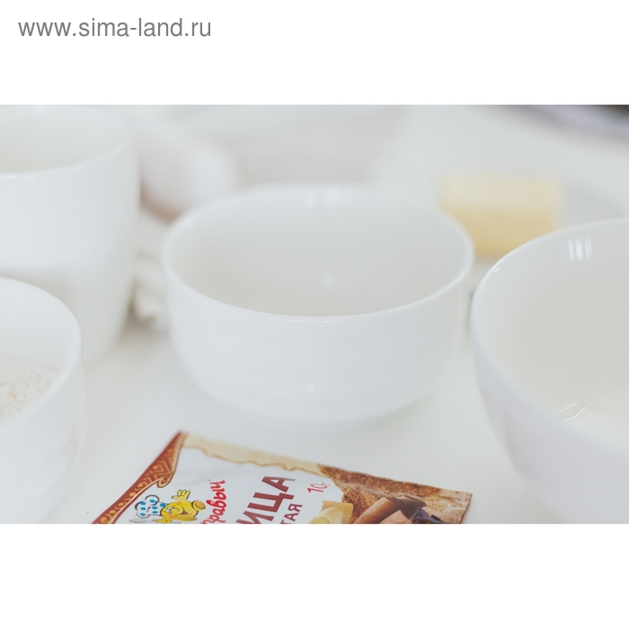 Салатник фарфоровый Magistro «Волна Бланш», 500 мл, d=12,5 см, цвет белый Салатник фарфоровый Magistro «Волна Бланш», 500 мл, d=12,5 см, цвет белый