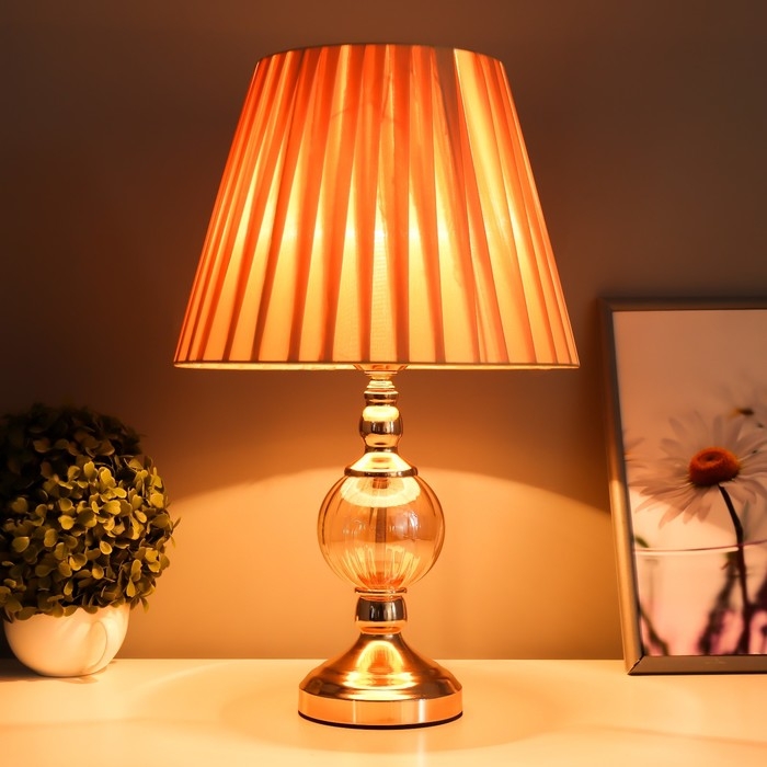 Настольная лампа Настольная лампа "Алфи" Е27 40Вт золото 28х28х46 см