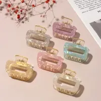 Краб для волос "Кимберли мини" пастель перламутр, 5,5х4 см, микс