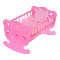 Кровать кукольная, с комплектом белья: матрас, подушка, одеяло (48&times;30 см)