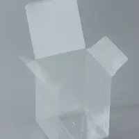 Складная прозрачная коробка из PVC, для упаковки подарков, 6&times;6&times;8 см