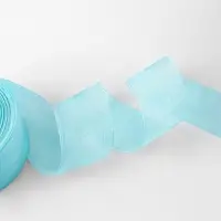 Лента капроновая, 40 мм, 20&plusmn;1 м, тёмно-голубая