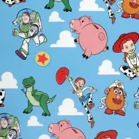 Бумага упаковочная глянцевая &laquo;Игрушки&raquo;, 50&times;70 см, 1 лист