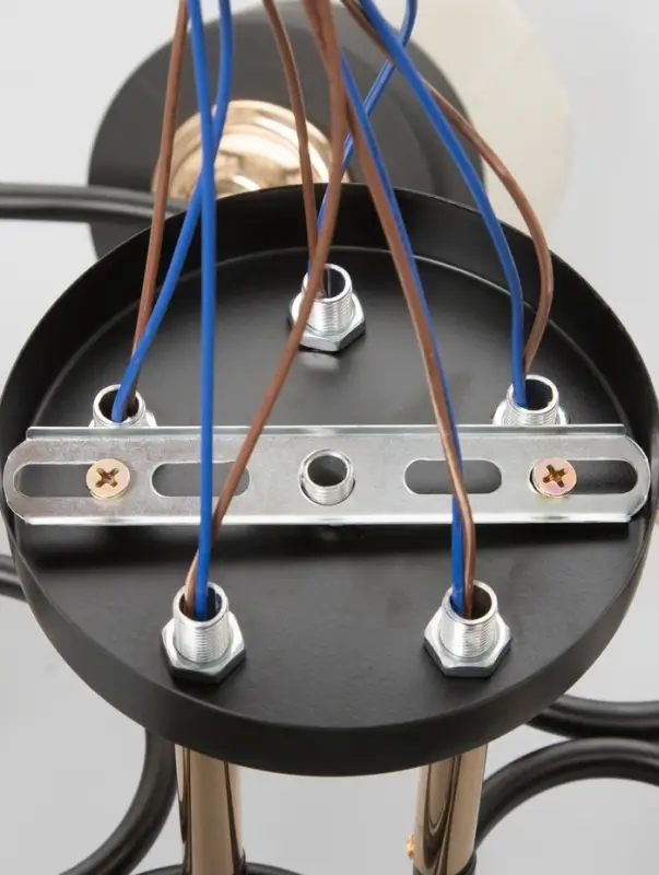 Люстра "Элла" 5хЕ27 40Вт черный 70х70х27 см