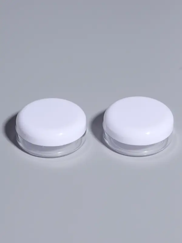 Баночки для хранения, 14 мл, 2 шт., d=4.5&times;2 см, прозрачные