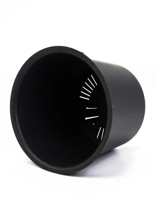 Кашпо со вставкой 1,9 л d18 см h16,5 см МИКРИТ серый слайн